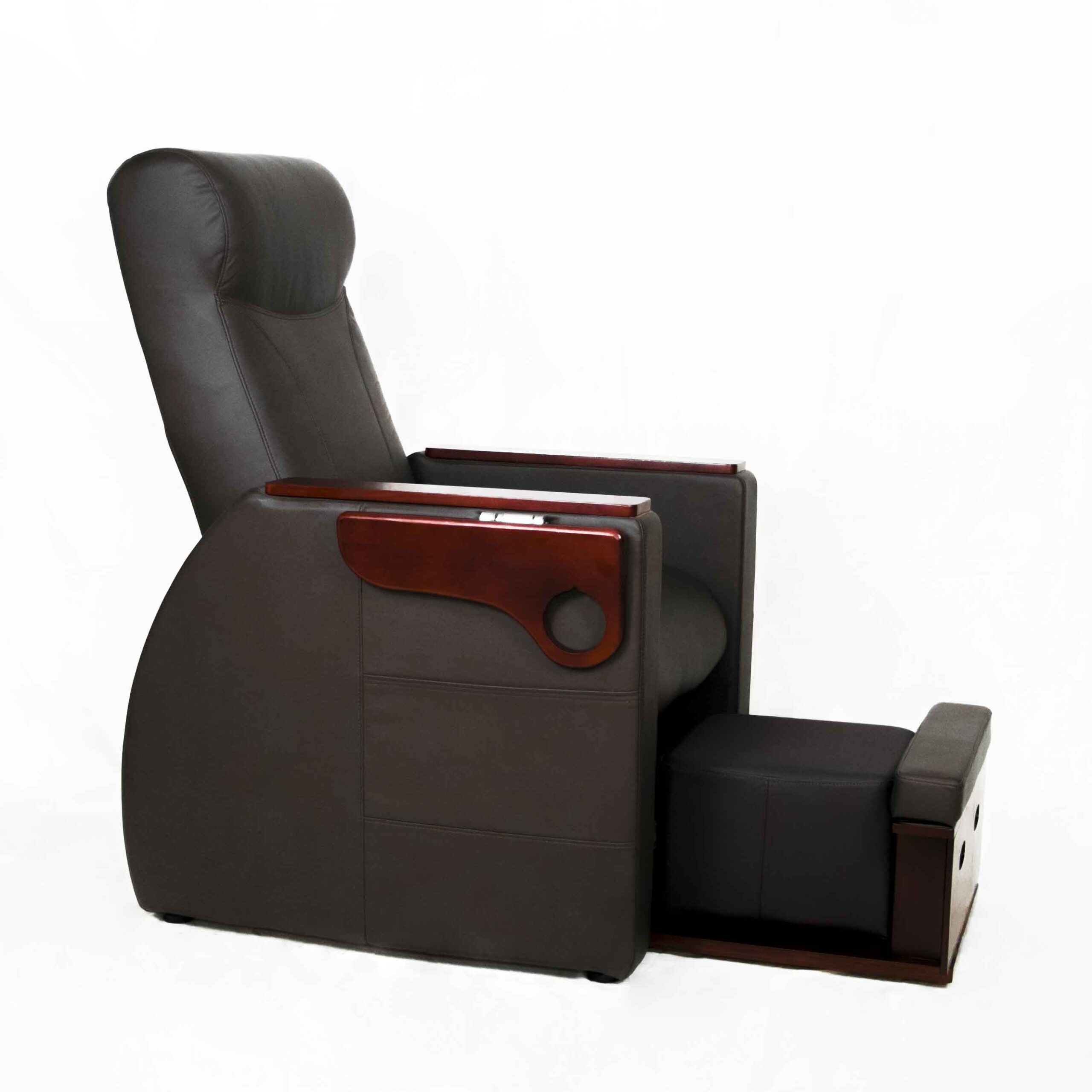 ELICTRIC PEDICURE CHAIR ( NO BASIN ) DARK BROWN HZ-1011