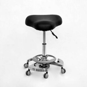 STOOL WITH FOOT CONTROL HZ-6162W BLACK