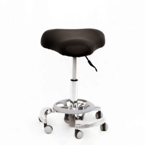 STOOL WITH FOOT CONTROL HZ-6162W DARK BROWN