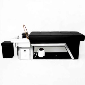 SPA BED WITH SHAMPOO BASIN & HAIR STEAMER 18D65L - BLACK