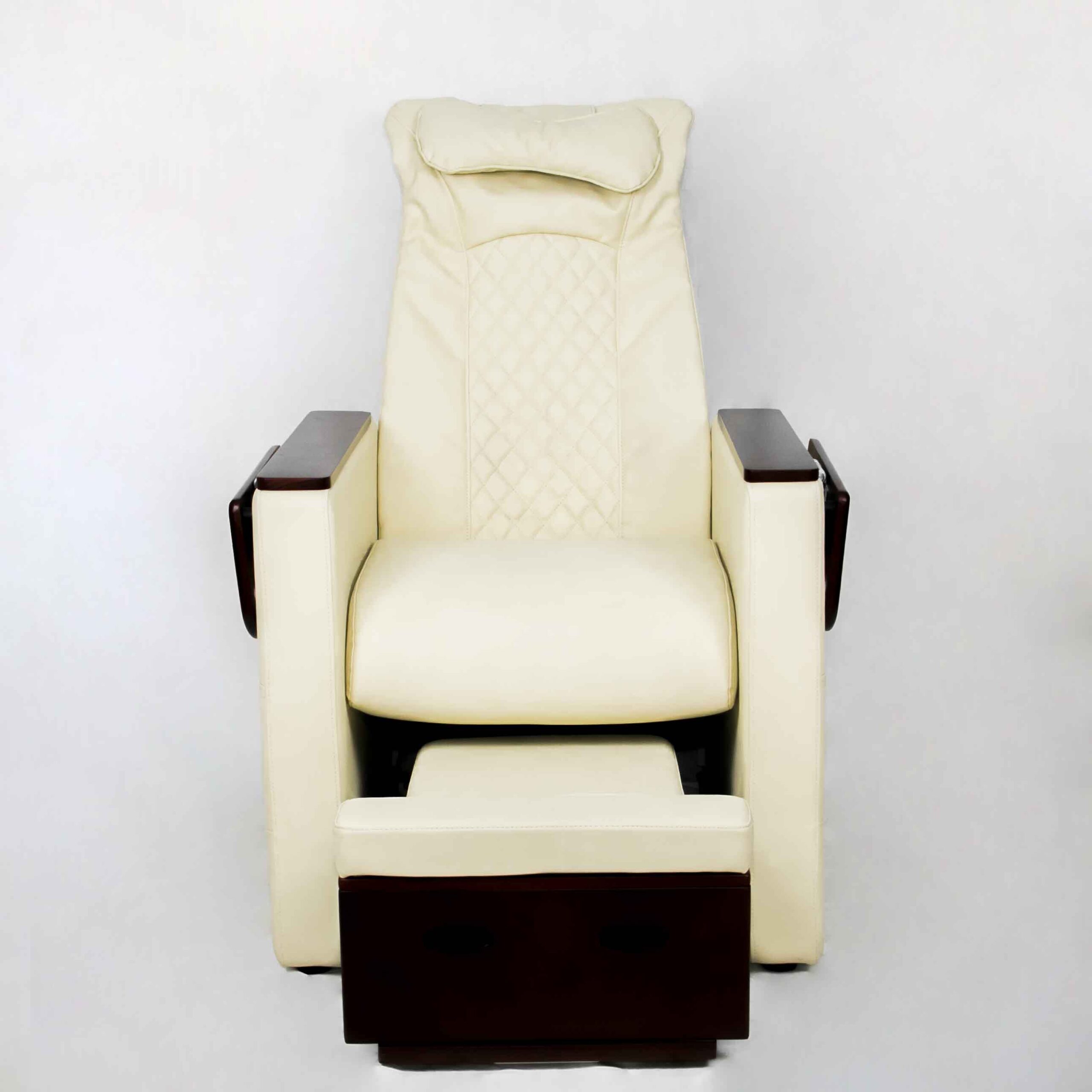 ELECTRIC PEDICURE CHAIR WITH MASSAGE (Without Basin) HZ-1011 WHITE - Image 2